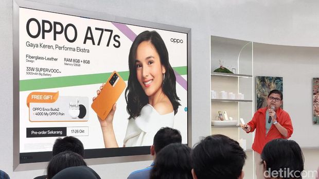 Perilisan Oppo A77s di Indonesia