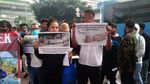 Ratusan Mahasiswa Papua Demo Kejagung