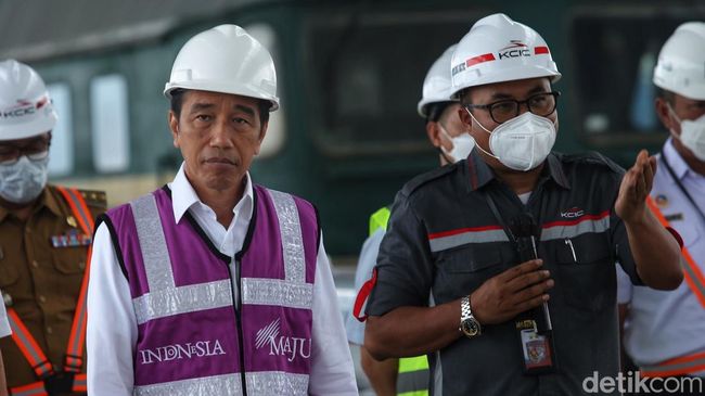 Sebelum Dijajal Xi Jinping, Jokowi Pantau Progres Proyek Kereta Cepat