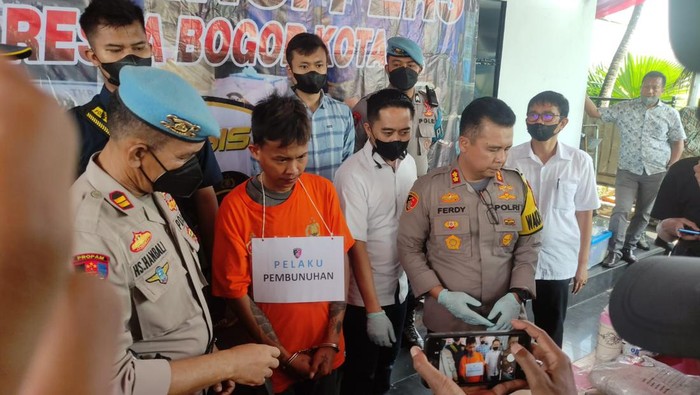 Tampang tersangka pembunuh pria di kolong Tol Jagorawi.