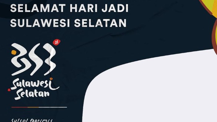 Twibbon Ultah Sulsel ke-353