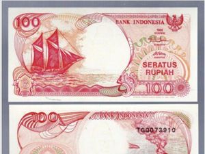Uang Kertas Lama Rp 100 Gambar Kapal Pinisi Dijual Mahal