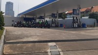 Foto: Vivo Diburu Abang Ojol (Achmad Dwi Afriyadi/detikcom)
