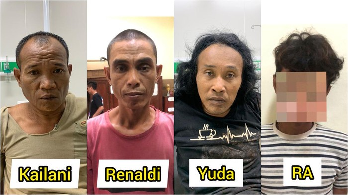 4 orang perampok yang membunuh kadus dan istrinya di Banyuasin