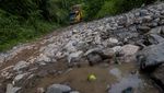 Duh! Jalan Lebak-Sukabumi Rusak Parah