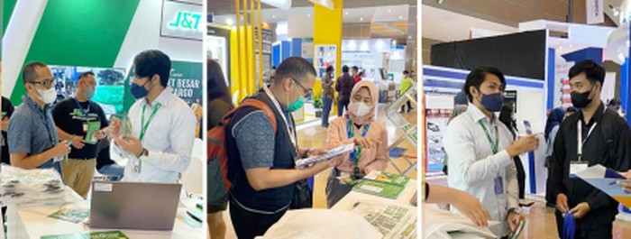 J&T Ikut dalam Exhibition Transport & Logistic Indonesia 2022