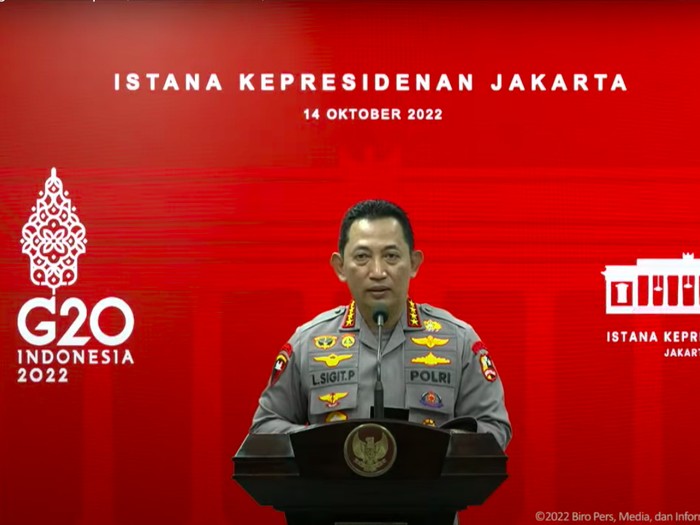 Kapolri Jenderal Listyo Sigit Prabowo (YouTube Sekretariat Presiden)