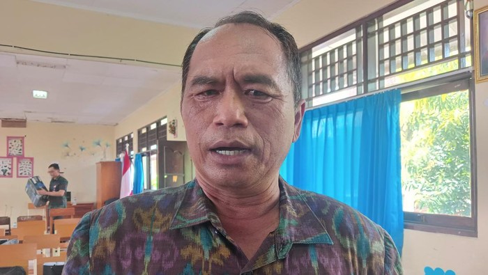 Kepala SD Negeri 5 Kuta I Wayan Pagiasa.