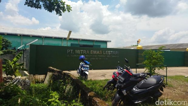 Lokasi pabrik yang disebut PHK buruh sepihak kini berganti menjadi PT PT Mitra Emas Lestari.