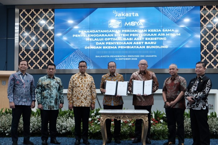 MoU PAM Jaya dan Moya Indonesia
