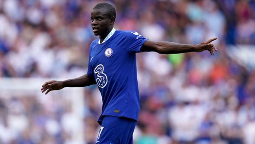 Chelseas NGolo Kante during the Premier League match at Stamford Bridge, London. Picture date: Sunday August 14, 2022. (Photo by John Walton/PA Images via Getty Images)
