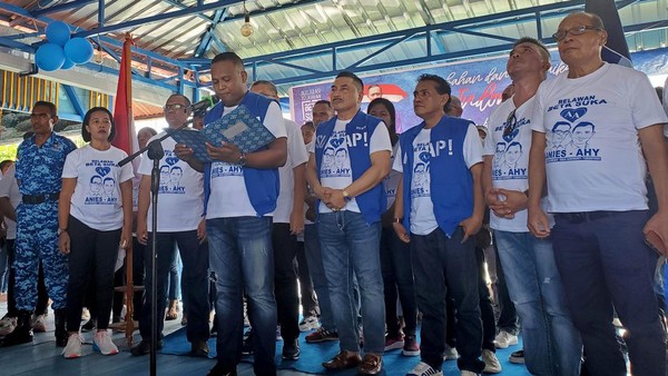 Saat Masyarakat Ambon Deklarasikan Duet Anies-AHY
