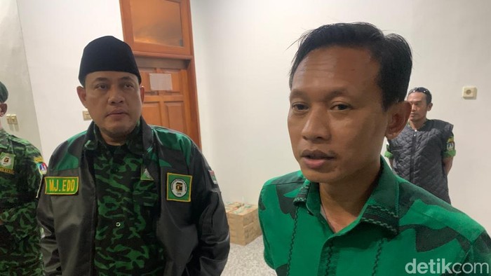 Sekjen PP GPK Aftoni (kanan) dan Gus Edo, Ketua GPK Jatim terpilih.