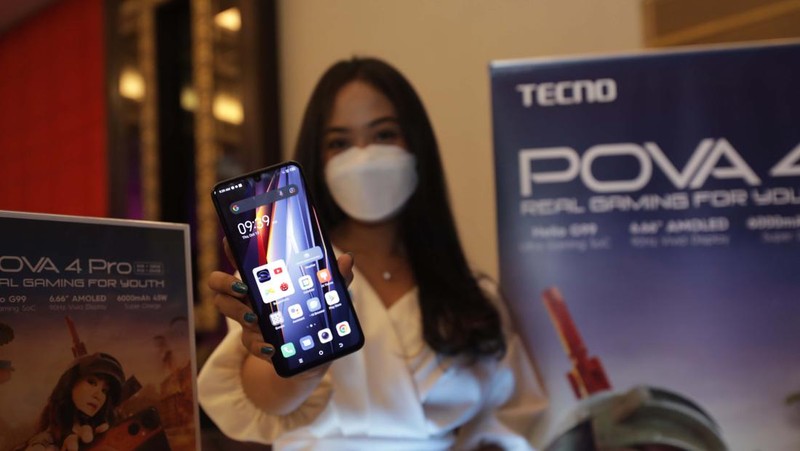Tecno Indonesia memperkenalkan smartphone terbarunya untuk seri Tecno Pova 4. Smartphone gaming dengan spesifikasi mumpuni ini dijual dengan harga 3 jutaan.