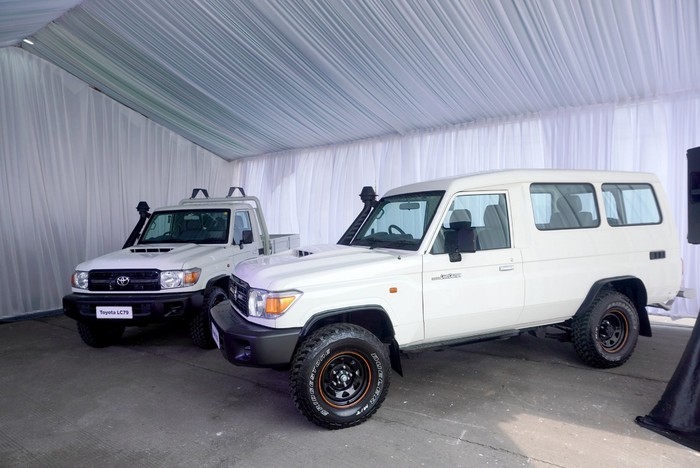 Toyota Land Cruiser jadi kendaraan operasional Freeport.