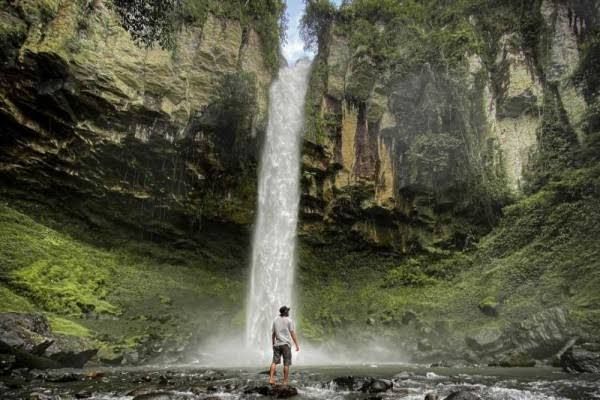 Air Terjun Putri Malu di Kabupaten Way Kanan