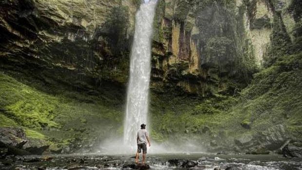 Air Terjun Putri Malu di Kabupaten Way Kanan