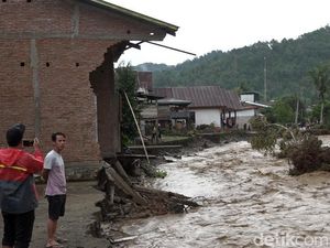 Banjir di Polewali Mandar Total Rendam 5 Desa, Ketinggian Air 1,5 Meter