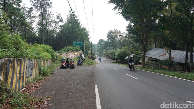 Jalur Cangar-Pacet yag rawan kecelakaan