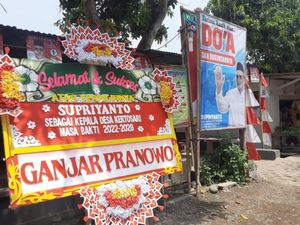 Kisah Kades Kertosari Pemalang, Menang Mutlak-Dapat Karangan Bunga dari Ganjar