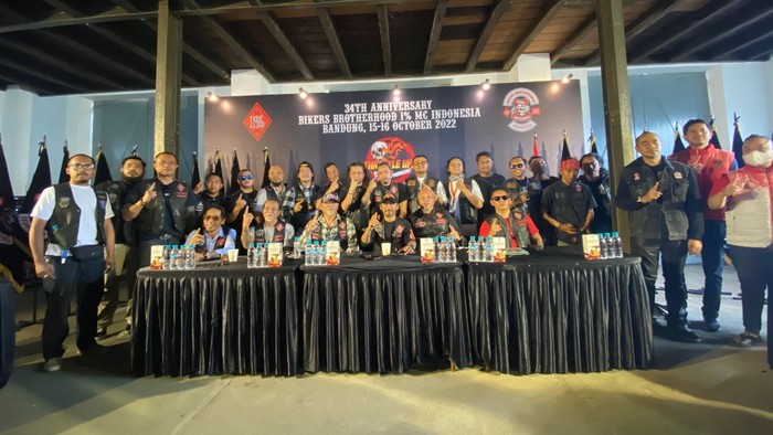 Komunitas roda dua Bikers Brotherhood 1% MC.