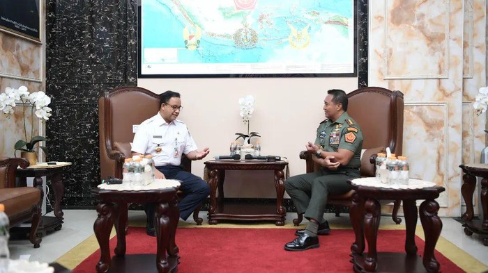 Pertemuan Anies Baswedan dan Panglima TNI Jenderal Andika Perkasa