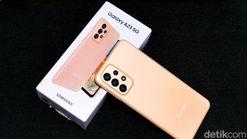 Harga Galaxy A23 5G di Indonesia adalah Rp 3.999.000. Foto: Adi Fida Rahman/detikINET