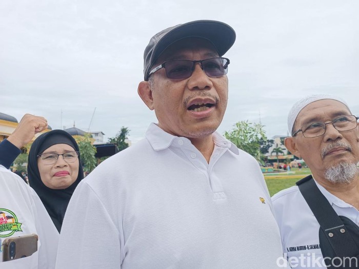 Akhyar Nasution usai acara bersama relawan Anies di Medan