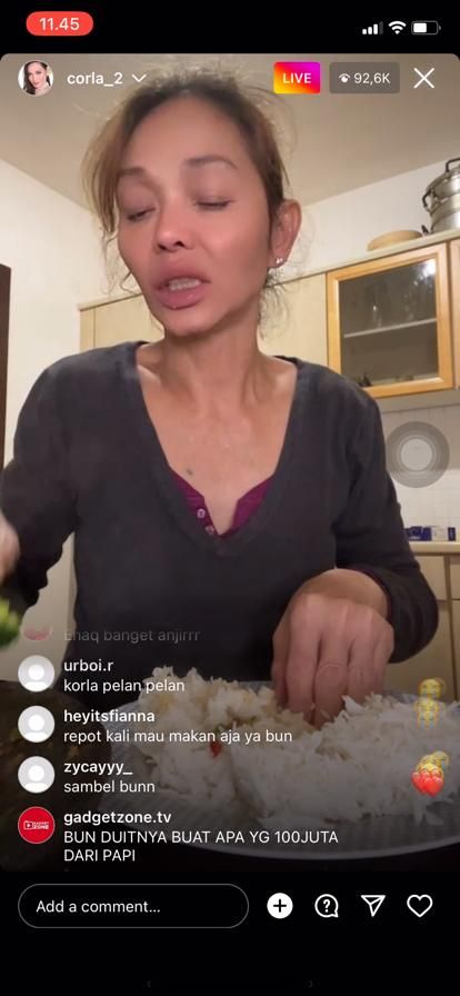 Live Di Ig Bunda Corla Masak Cumi Sambal Pakai Resep Dari Netizen