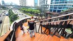 Cantiknya Jembatan Instagrammable Ramah Sepeda di Tengah Jakarta