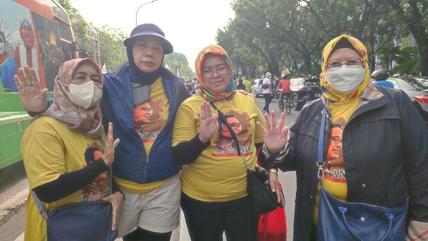 Kondisi acara perpisahan Anies Baswedan