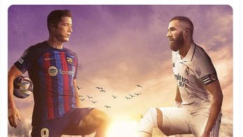 Di Liga Spanyol, Real Madrid melawan Barcelona dalam El Clasico yang dinantikan. Foto: Twitter