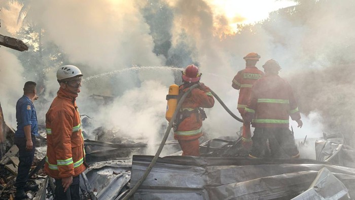 Rumah mewah di Pesawaran terbakar