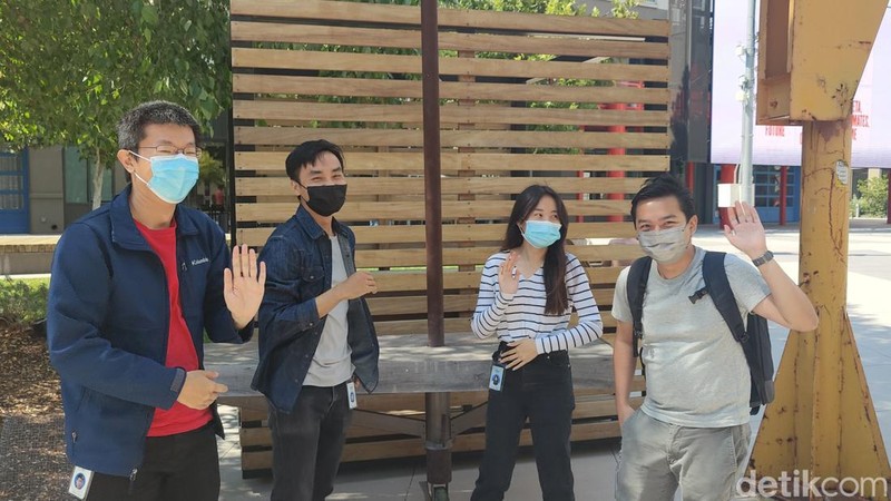 Suasana Kantor Pusat Meta di Palo Alto, Amerika