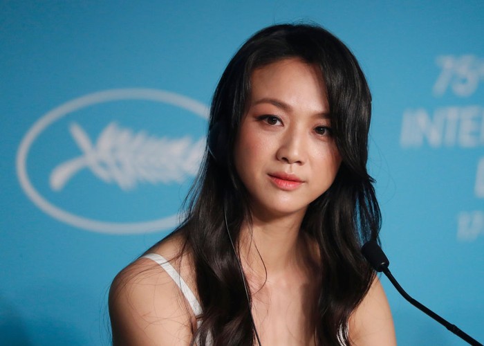 CANNES, FRANCE - MAY 23: (L-R) Go Kyung-Pyo, Director Park Chan-wook and Tang Wei attend the screening of 