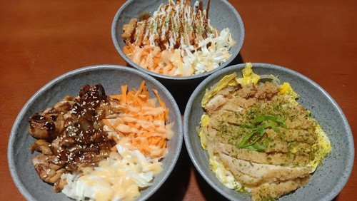 Tiga menu best seller dari Gerobak Jepang, Denpasar, Bali.