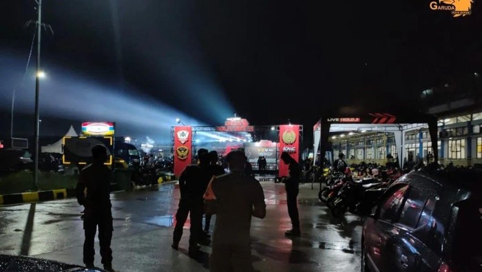 Acara komunitas motor di Terminal Jatijajar, Depok dibubarkan Satpol PP