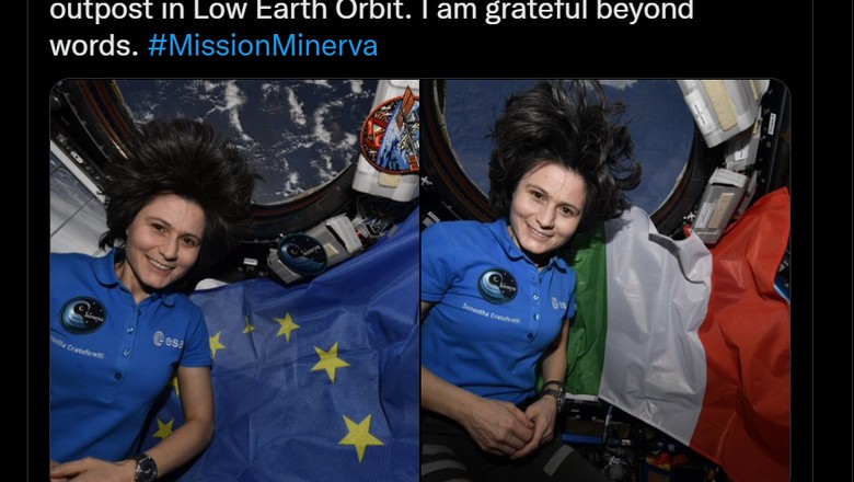 Astronot Wanita Pertama dari Italia.