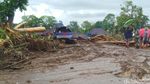 Potret Banjir di Jembrana: Jembatan Putus, Gilimanuk-Denpasar Lumpuh