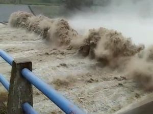 Detik-detik Sirine Bendungan Serut Blitar Berbunyi, Waspada Banjir Bandang!