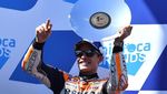 Euforia Marc Marquez yang Akhirnya Naik Podium Lagi