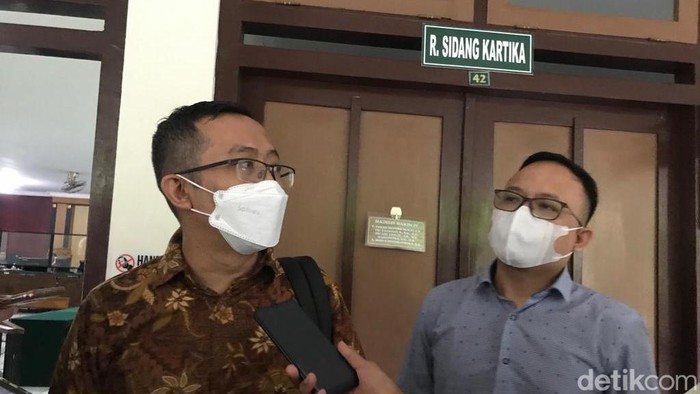 Hertanto kuasa hukum VP Real Estate PT Summarecon Agung, Oon Nusihono, terdakwa kasus suap eks Wali Kota Jogja Haryadi Suyuti, Senin (17/10/2022).