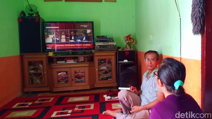 Keluarga Brigadir J saksikan jalannya persidangan Ferdy Sambo.