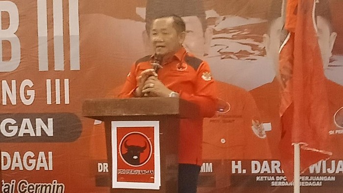 Ketua DPD PDIP Sumut Rapidin Simbolon