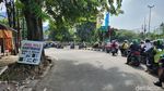 Kondisi Lalu Lintas di Depan PN Jaksel Jelang Sidang Ferdy Sambo