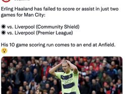 Meme Liverpool Babat City dan Haaland Ngadat