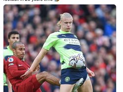 Meme Liverpool Babat City dan Haaland Ngadat