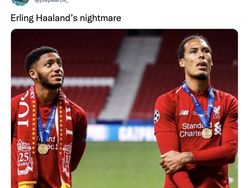 Meme Liverpool Babat City dan Haaland Ngadat