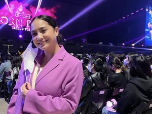 Keseruan Nagita Slavina Nonton Konser BLACKPINK di Korea