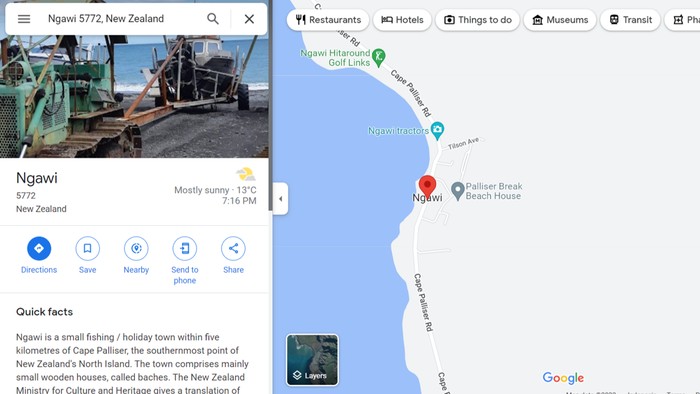 Desa Ngawi di Selandia Baru.